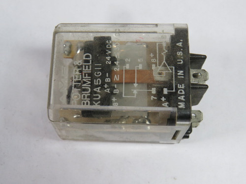 Potter & Brumfield KUA5G11 Relay 24VDC 6-Blade USED