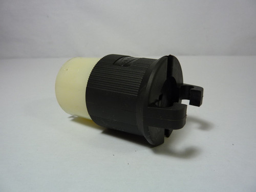 Hubbell HBL2423 Twist-Lock Connector 20A 250V 3P 4W NO WIRE CLAMPS USED
