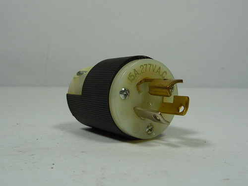 Hubbell HBL4770CCN Twist-Lock Plug 15A 277V USED