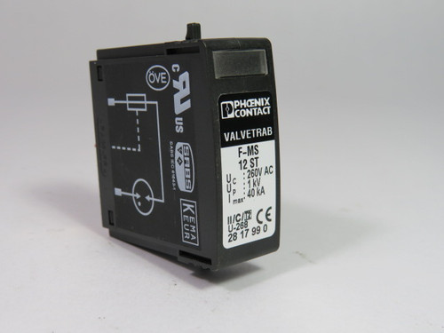 Phoenix Contact F-MS-12ST Surge Suppressor Base 260 Vac USED