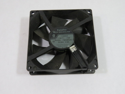 Panaflo FBA09A24U Cooling Fan 24VDC 0.3A USED