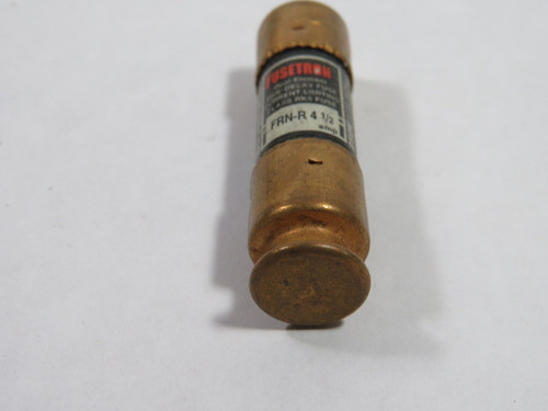 Fusetron FRN-R-4-1/2 Dual Element Time Delay Fuse 4-1/2A 250V USED