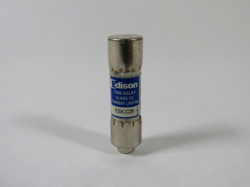 Edison EDCC25 Time Delay Fuse 25A 600V USED
