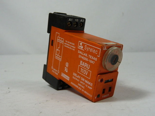 Crouzet BARU-24AD/48AD Time Delay Relay 24V 10A USED