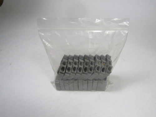 Entrelec BAM Terminal Block Lot of 20 GREY USED
