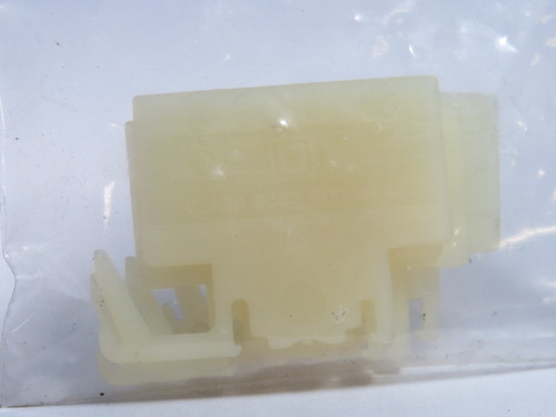 Square D 9080-GF6B Terminal Block End Plate Lot of 4 CLEAR USED