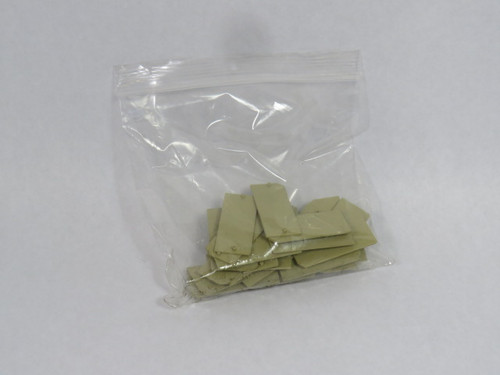 Weidmuller AP-ASK1 Terminal Block End Plate Lot of 20 BEIGE USED