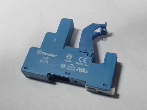 Finder 97.01.SPA Socket Din-Rail Panel Mount Screw Terminal USED