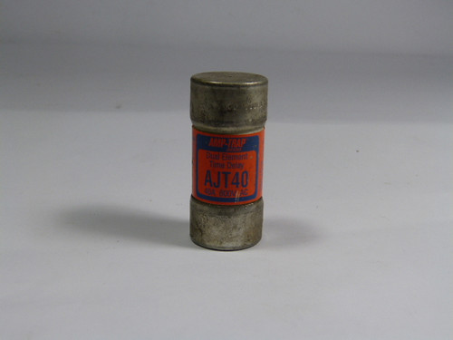 Amp-Trap AJT40 Dual Element Time Delay Fuse 40A 600V USED