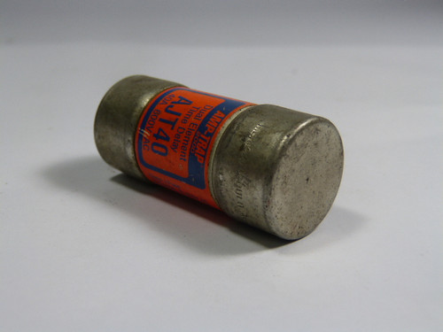 Amp-Trap AJT40 Dual Element Time Delay Fuse 40A 600V USED
