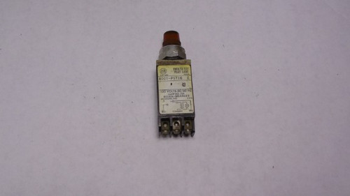 Allen-Bradley 800T-PST16R Series C Push-to-Test Pilot Light 120VAC Red USED