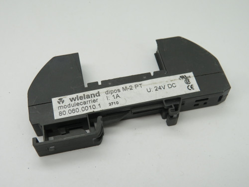 Wieland 80.060.0010.1 Module Carrier 1A 24VDC USED
