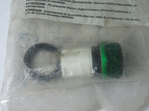 Allen-Bradley 800EP-PL3 Pilot Light Operator Series A 22.5MM Green ! NWB !