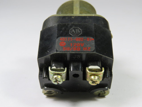 Allen-Bradley 800T-P16 Series N Pilot Light 120VAC 50/60Hz No Lens USED