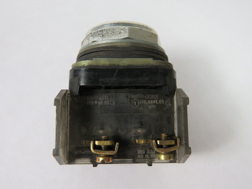 Allen-Bradley 800T-A2D3 Series T Push Button 1NOEM Black Flush Head USED