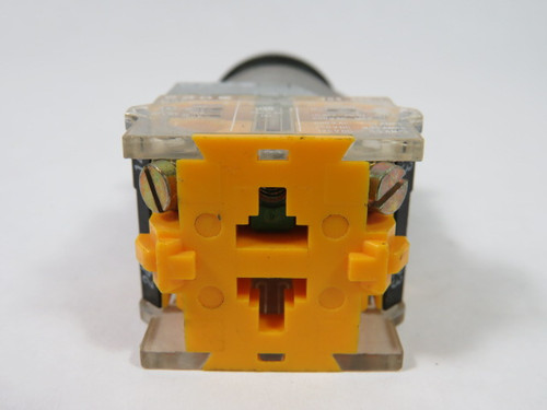 EAO 704.900.1-704.032.518 Push Button Illum 500V 10A 1NO Green Flush USED