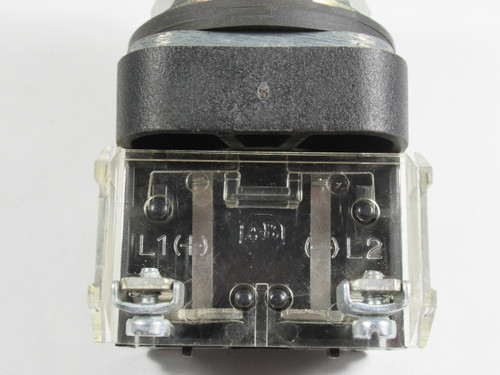 Allen-Bradley 800T-QH2W Series V Full-Voltage LED Pilot Light 12-130V White USED