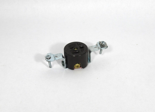 Hubbell HBL5251 Single Straight Blade Receptacle Brown 15A 125V USED