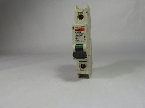 Merlin Gerin 60127 Miniature Circuit Breaker 120V 10A USED