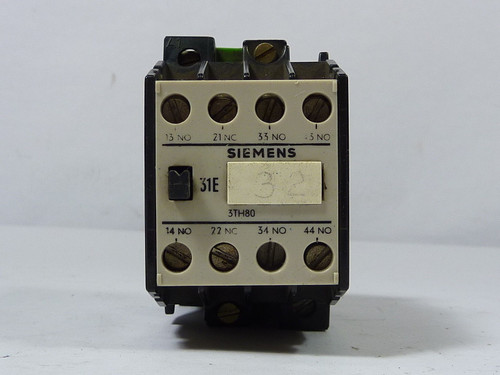 Seimens 3TH8-031-0A Relay 115V USED