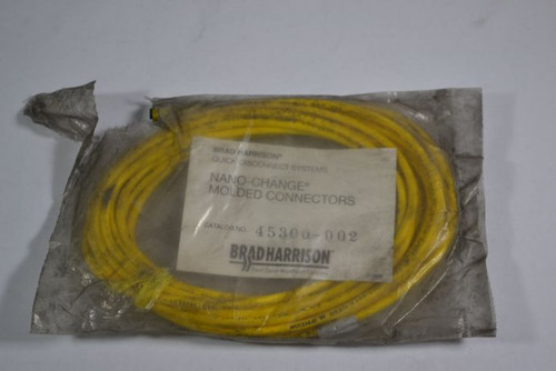 Brad Harrison 45300-002 Nano-Change Molded Connector Coupler Plug 3P NWB