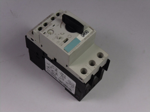 Siemens 3RV1021-1CA10 Circuit Breaker 1.8-2.5A W/ Aux Contact 3RV1901-1E USED