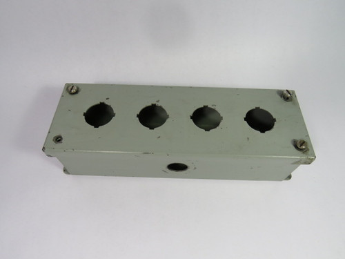 Generic 4 Gang 4 Push Button Enclosure USED
