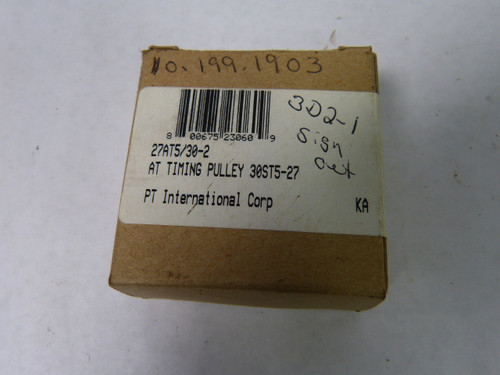 PT International 27AT5/30-2/30ST5-27 Timing Pulley ! NEW !