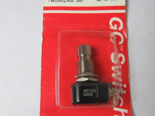 GC Switch 35-430 Standard Pushbutton Switch 6A/125VAC 3A/250VAC ! NEW !