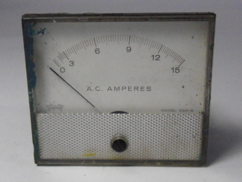 Triplett 330-G Blank Panel Meter AC USED