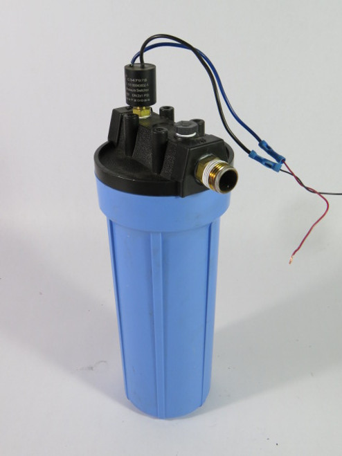 Pentek 3/4" NPT Blue Water Filter 4" X 10" USED