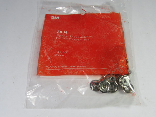 3M 3034 Female Snap Fastener 10-Pack ! NWB !