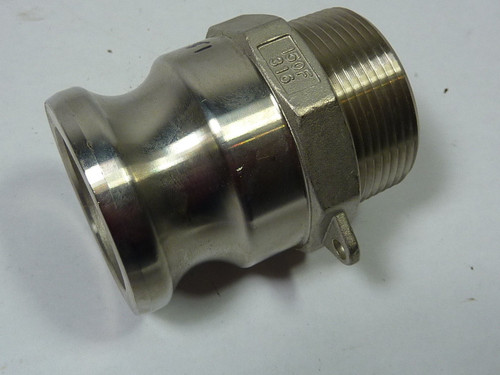 General 150F 316 Cam Lock Coupling Male Pipe Adapter ! NEW !