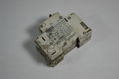 Allen-Bradley 1492-CB2-G200 Circuit Breaker 2-Pole 20A USED