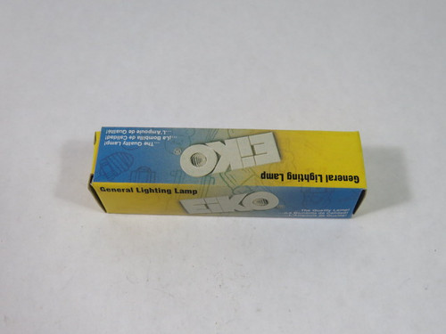 Eiko 43002 Incandescent Bulb E12 Base 15W 145V (15T6C-145V) NEW