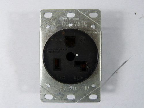 Pass & Seymour 1108-0067-0068 Receptacle 30amp 125V 3 Wire USED