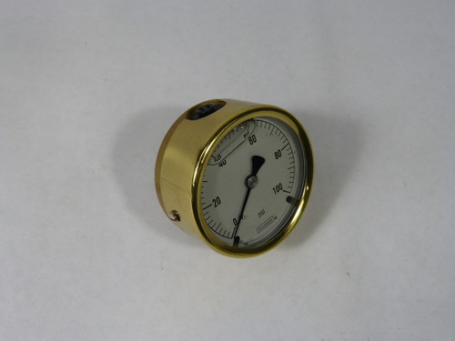 NOSHOK 0-100 Liquid Filled Pressure Gauge 0-100PSI USED