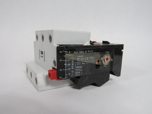 Danfoss 047H1015 Overload Relay 30-45A 52-78A Model TI80 *Missing Cable* USED