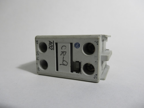 Allen-Bradley 100-FA02 Auxiliary Contact Block Series B 10A 600VAC USED