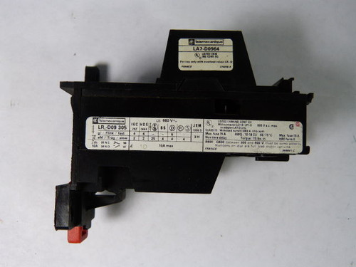 Telemecanique LR3-D09305 Overload Relay USED