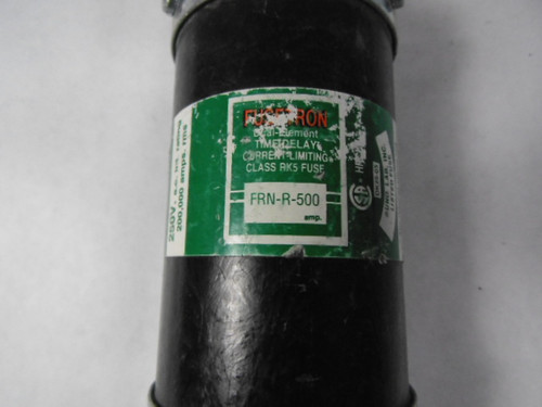 Fusetron FRN-R-500 Dual Element Time Delay Fuse 500A 250V USED