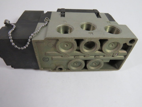 SMC NVFR3100-5FZB Plug-In Base Mount Solenoid Valve USED