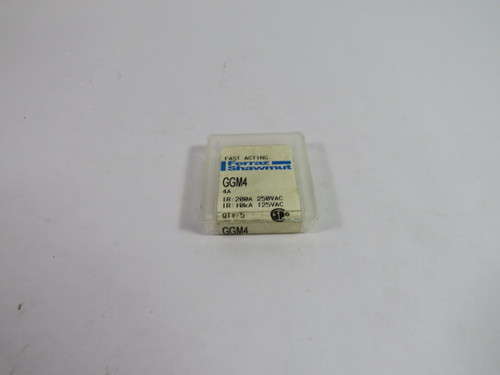 Ferraz Shawmut GGM4 Fast Acting Fuse 4A 250V 5-Pack ! NEW !