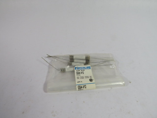 Ferraz Shawmut GSA-V12 Slow Blow Fuse 12A 250V 5-Pack ! NEW !