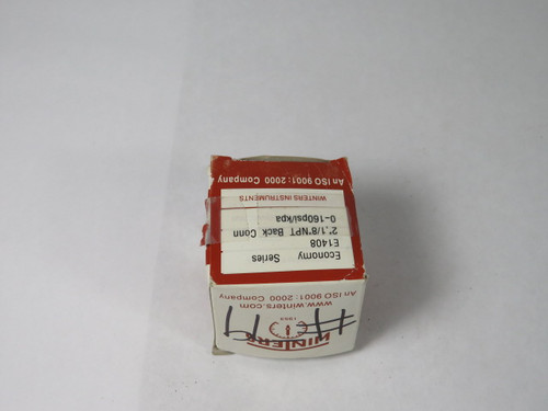 Winters E1408 Pressure Gauge 0-160PSI 2" Diameter 1/8" NPT ! NEW !