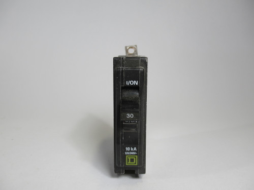 Square D QOB130 Bolt-On HACR Circuit Breaker 30A 120/240VAC 1P USED