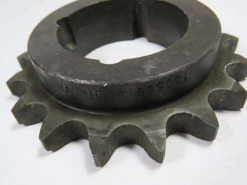 Dodge 60BTL17H-1610 Taper Lock Bushing Sprocket 2-1/4" Bore USED