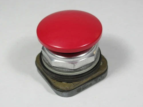 Allen-Bradley 800T-D6 Series T Push Button Red Mushroom Head No Contacts USED