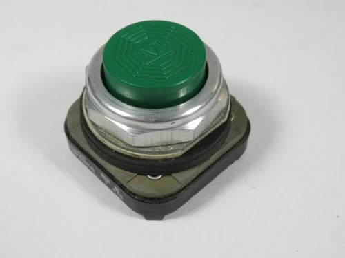 Allen-Bradley 800T-B1 Series N Push Button Green Extended Head No Contacts USED
