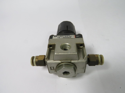 SMC AR2000-01 Modular Pressure Regulator w/o Gauge 1/8"NPT .05-.85MPa USED